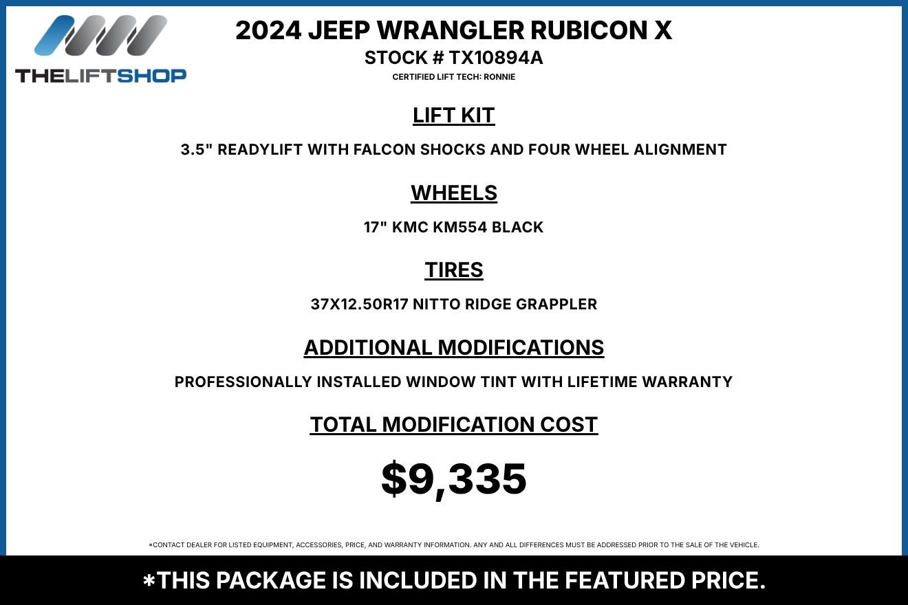 Used 2024 Jeep Wrangler Unlimited Rubicon AWD/4WD image 2