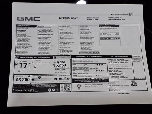 Used 2024 GMC Yukon AT4 AWD/4WD image 25
