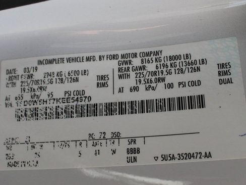 Used 2019 Ford F550 4x4 Crew Cab Super Duty image 48