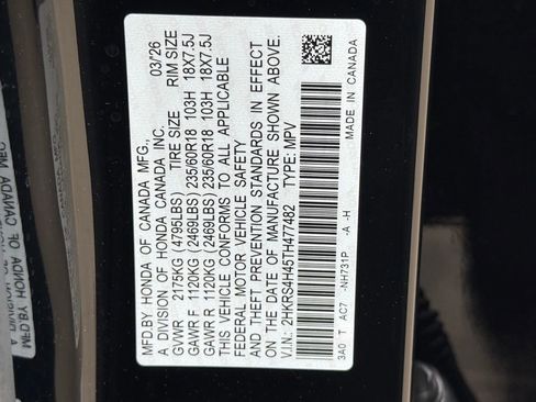 Certified 2026 Honda CR-V EX image 28