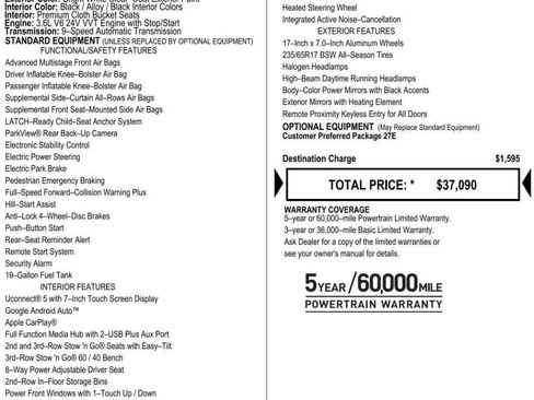 Used 2023 Chrysler Voyager LX FWD image 8