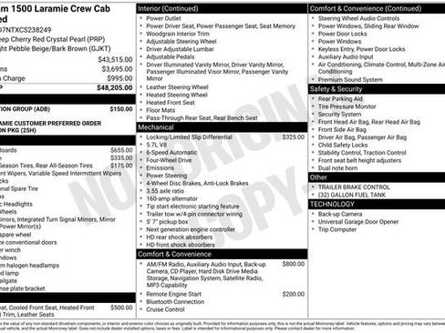 Used 2012 RAM 1500 Laramie w/ Protection Group AWD/4WD image 16