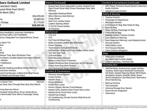 Used 2022 Subaru Outback Limited image 11