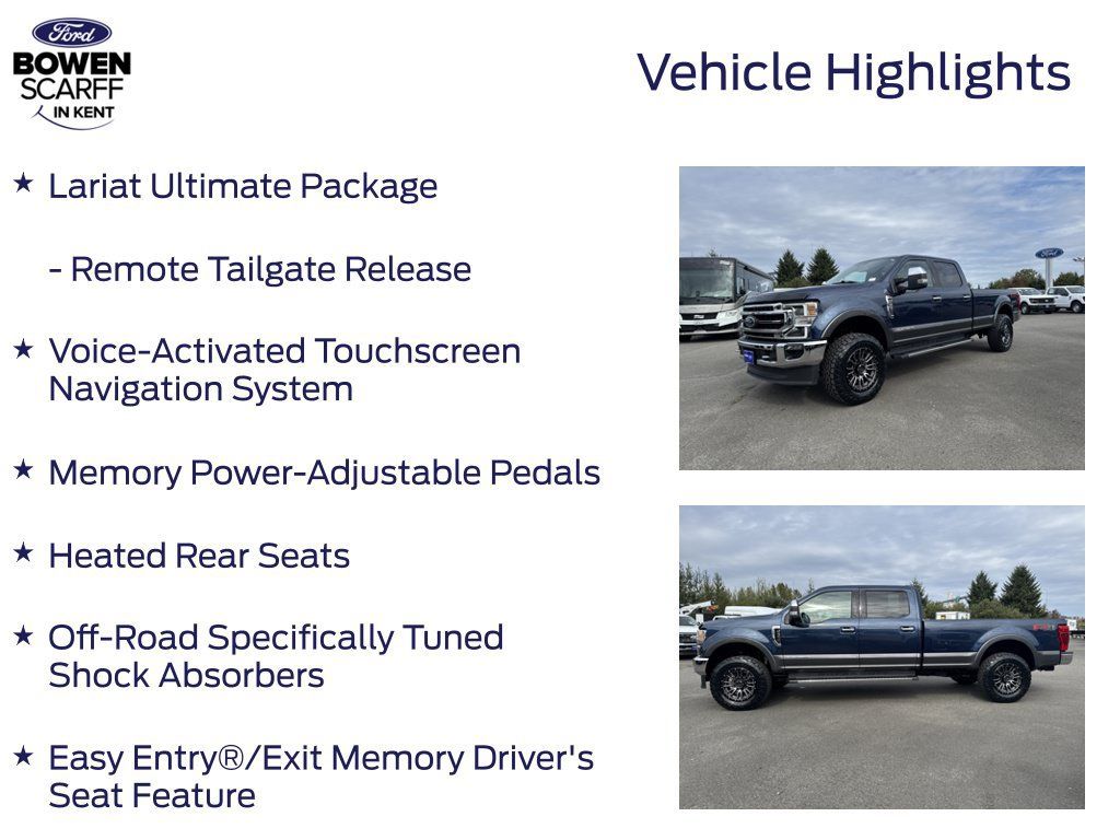 Used 2020 Ford F350 Lariat w/ Lariat Ultimate Package AWD/4WD image 16
