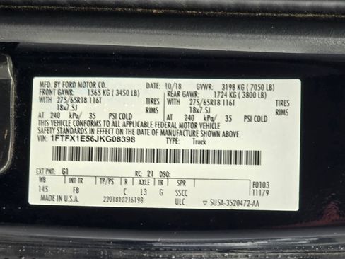 Used 2018 Ford F150 XLT w/ Equipment Group 302A Luxury AWD/4WD image 22