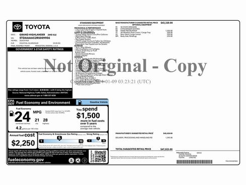 Used 2024 Toyota Grand Highlander XLE image 2