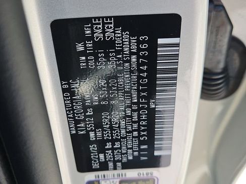 New 2026 Kia Sorento X-Line EX AWD/4WD image 30