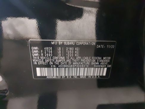 Used 2023 Subaru Legacy Sport image 36