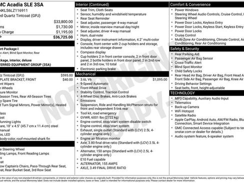 Used 2020 GMC Acadia SLE FWD image 41