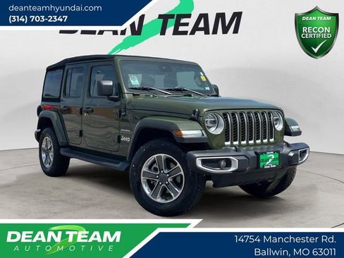 Used 2021 Jeep Wrangler Unlimited Sahara AWD/4WD image 1