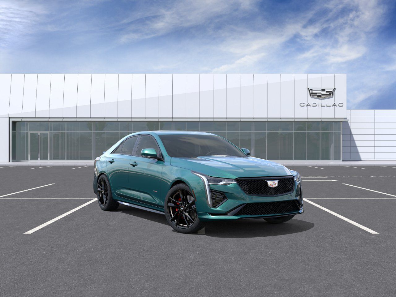 New 2026 Cadillac CT4 V w/ LPO, Bronce Accent Package RWD image 1
