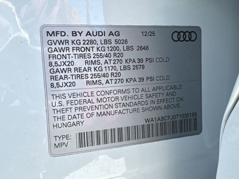New 2026 Audi Q3 quattro 2.0T image 19