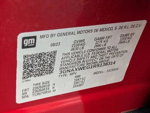 Used 2024 Chevrolet Equinox RS w/ RS Leather Package image 25