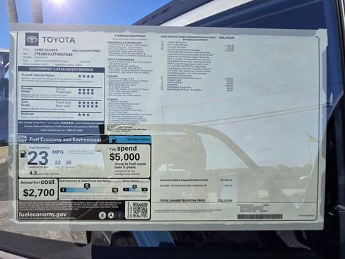 New 2026 Toyota Land Cruiser AWD/4WD image 10