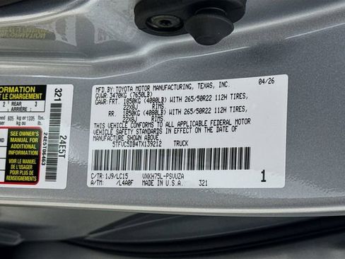 New 2026 Toyota Tundra Capstone AWD/4WD image 32