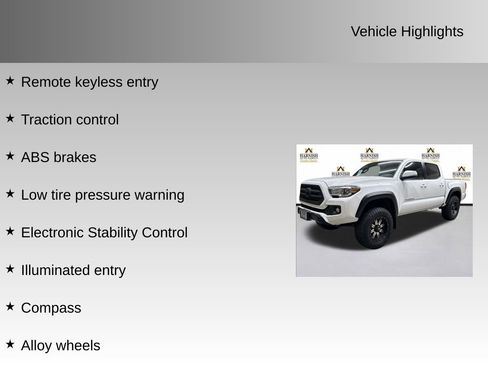 Used 2017 Toyota Tacoma TRD Off-Road w/ Tow Package (A/T) image 30