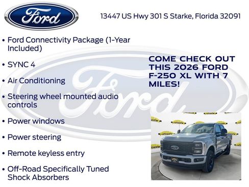New 2026 Ford F250 XL w/ STX Appearance Package image 25