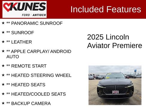Used 2025 Lincoln Aviator AWD image 3