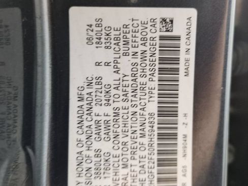 Certified 2024 Honda Civic Sport image 32