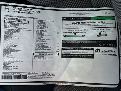 New 2026 RAM ProMaster 1500 w/ Convenience Group image 20