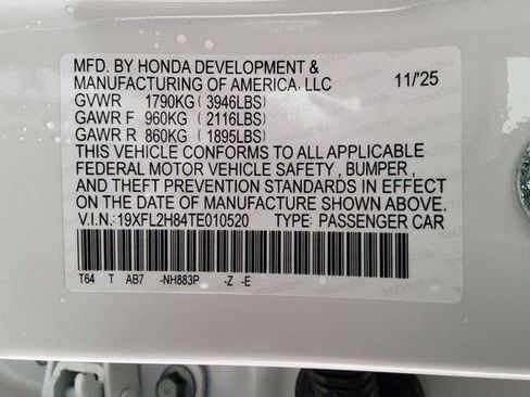 New 2026 Honda Civic Sport image 41