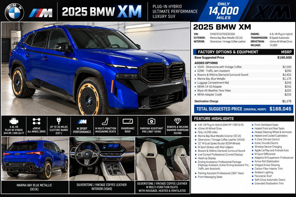 Used 2025 BMW XM AWD/4WD image 1