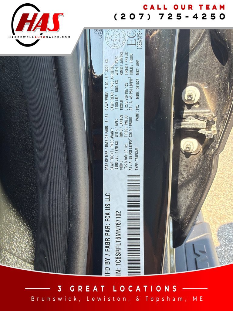 Used 2021 RAM 1500 Rebel w/ Leather & Sound Group AWD/4WD image 16