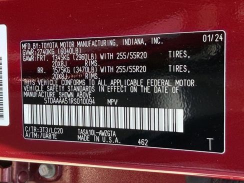 Certified 2024 Toyota Grand Highlander FWD image 31