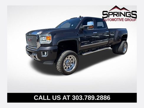 Used 2015 GMC Sierra 3500 Denali w/ Duramax Plus Package AWD/4WD image 1