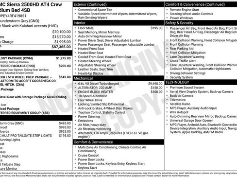 Used 2024 GMC Sierra 2500 AT4 w/ Technology Package AWD/4WD image 55