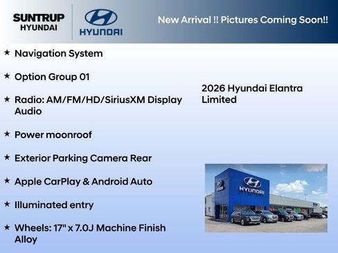 New 2026 Hyundai Elantra Limited FWD image 2