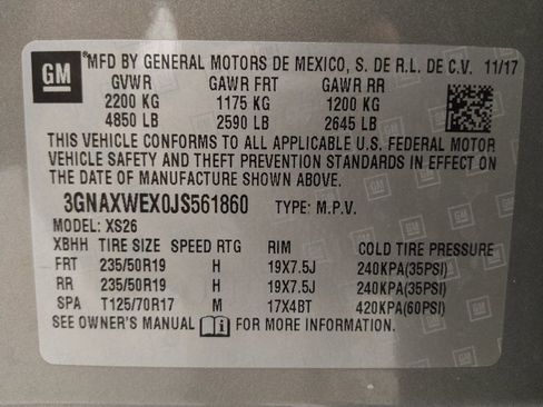 Used 2018 Chevrolet Equinox Premier AWD/4WD image 33