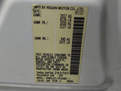 Used 2017 Nissan Altima 2.5 S w/ Power Driver Seat Package FWD image 33