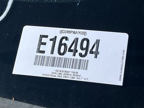 Used 2016 GMC Sierra 3500 SLT w/ Duramax Plus Package image 2