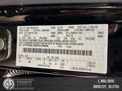 Used 2025 Ford F150 Tremor w/ Equipment Group 402A High image 26