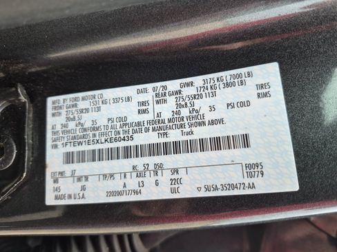 Used 2020 Ford F150 XL w/ Equipment Group 101A Mid AWD/4WD image 24