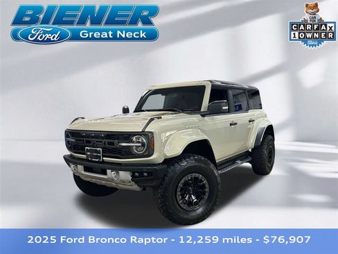 Used 2025 Ford Bronco Raptor w/ Interior Carbon Fiber Pack AWD/4WD image 1