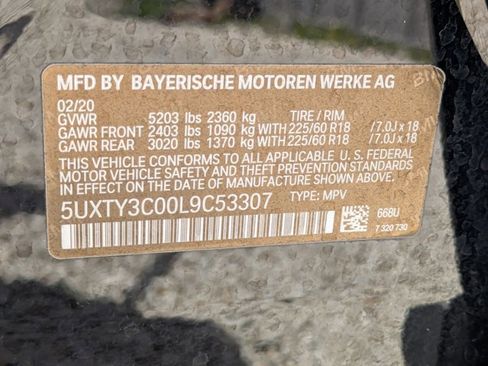 Used 2020 BMW X3 sDrive30i image 15