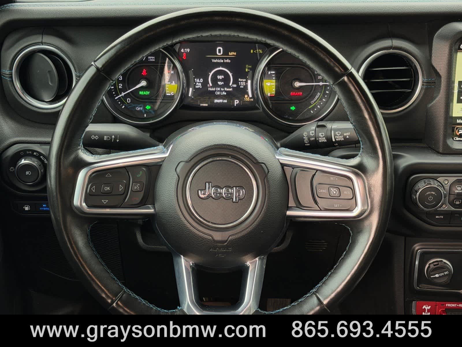 Used 2022 Jeep Wrangler Unlimited Rubicon 4xe w/ Cold Weather Group AWD/4WD image 25