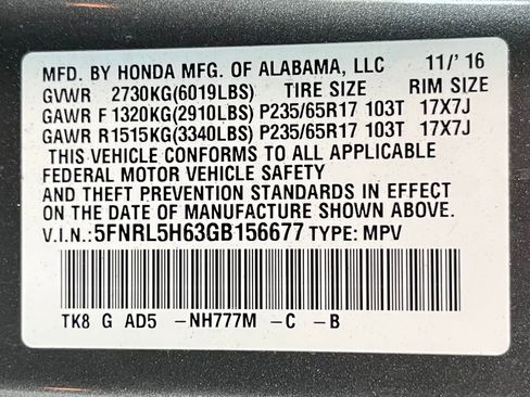 Used 2016 Honda Odyssey EX-L image 18