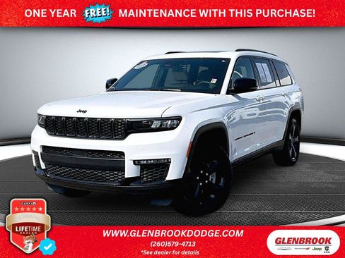 Certified 2025 Jeep Grand Cherokee L Limited w/ Black Appearance Package RWD image 1