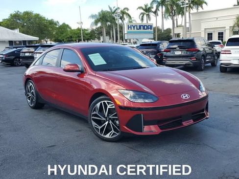 Certified 2023 Hyundai Ioniq 6 SEL w/ Cargo Package RWD image 30