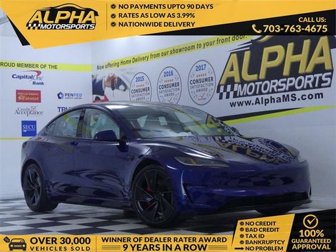 Used 2025 Tesla Model 3 Performance AWD/4WD image 1