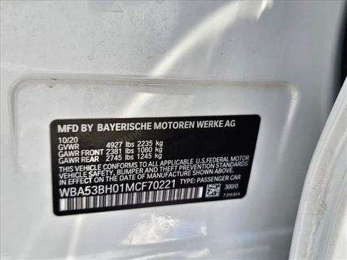 Used 2021 BMW 530i w/ Convenience Package RWD image 24