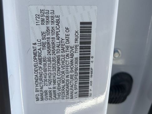 Used 2023 Honda Ridgeline Black Edition image 35
