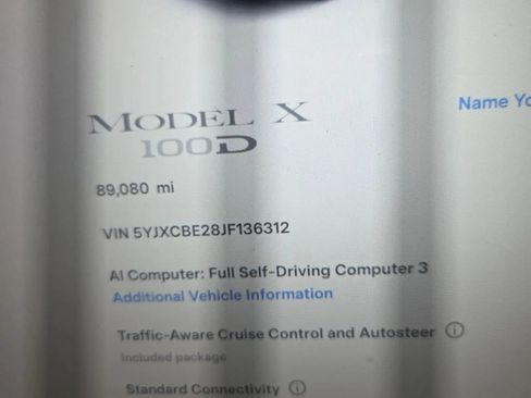 Used 2018 Tesla Model X 100D AWD/4WD image 17