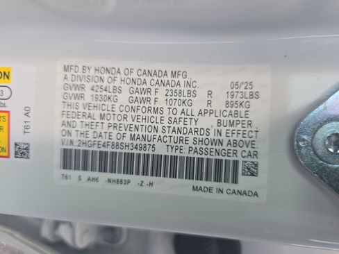 Used 2025 Honda Civic Sport image 34