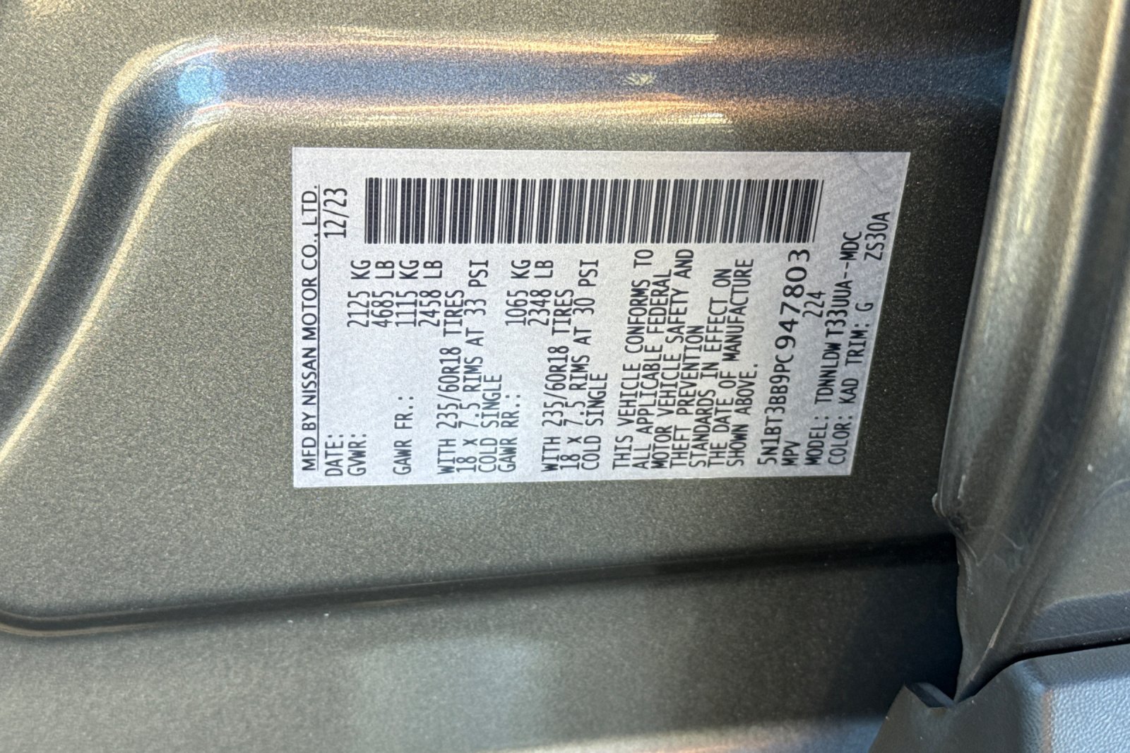 Certified 2023 Nissan Rogue SV AWD/4WD image 37