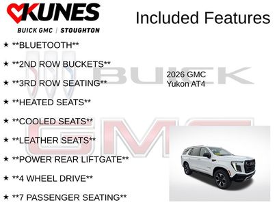 New 2026 GMC Yukon AT4 w/ AT4 Premium Plus Package