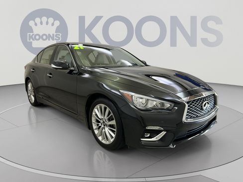 Used 2021 INFINITI Q50 Luxe w/ Cargo Package RWD image 2